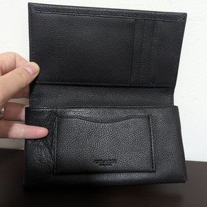 Coach Black Leather Wallet